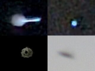 “スプーン型UFO”が出現？― 夜空に浮かぶ奇妙な物体群に専門家も困惑＝イギリス