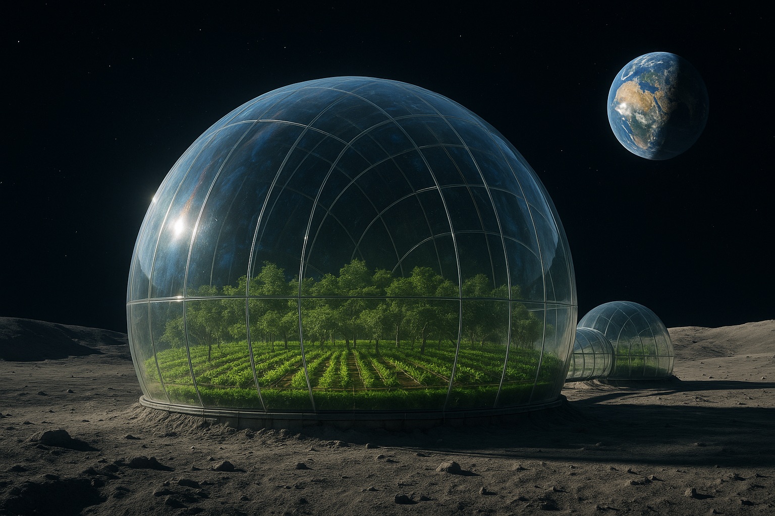 NASAが描く未来の月面都市、それは“ガラスの泡”だった ― 月の砂を“チンして”作る自己修復する家の画像1