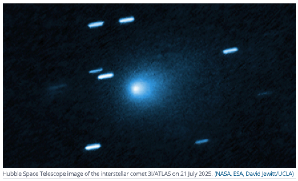 「3I/ATLAS」太陽の裏側で見せた“謎の青い輝き”と“急激な増光”に科学者も困惑の画像2