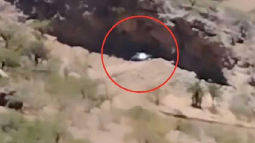 山中に「空飛ぶ円盤」が不時着？ 太陽光を反射する“謎の金属の円盤”が撮影される＝チリの画像1