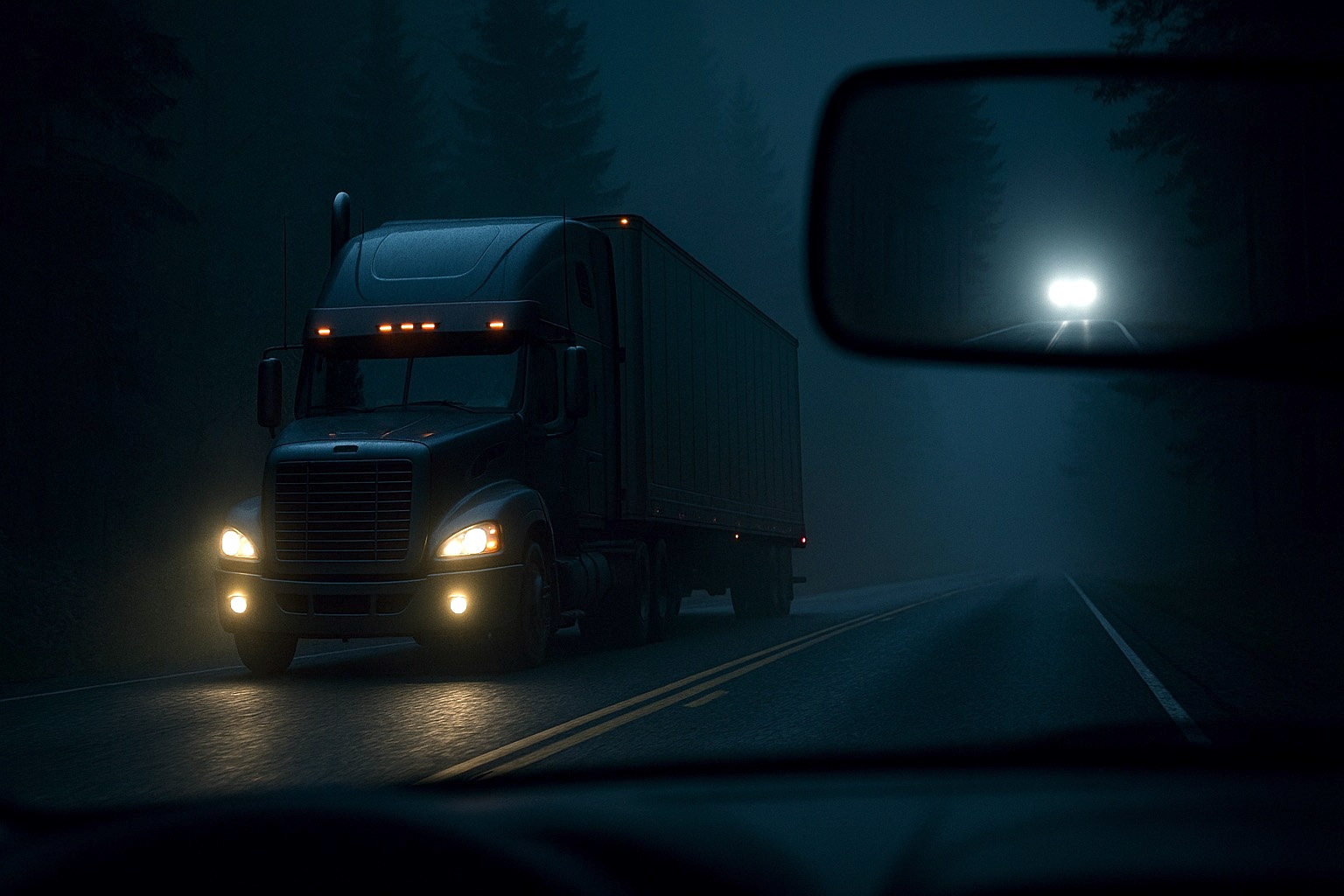 真夜中のハイウェイに潜む“何か” ― トラック運転手たちが遭遇した「幽霊車両」「UFO」「消えた時間」…戦慄の目撃談の画像1