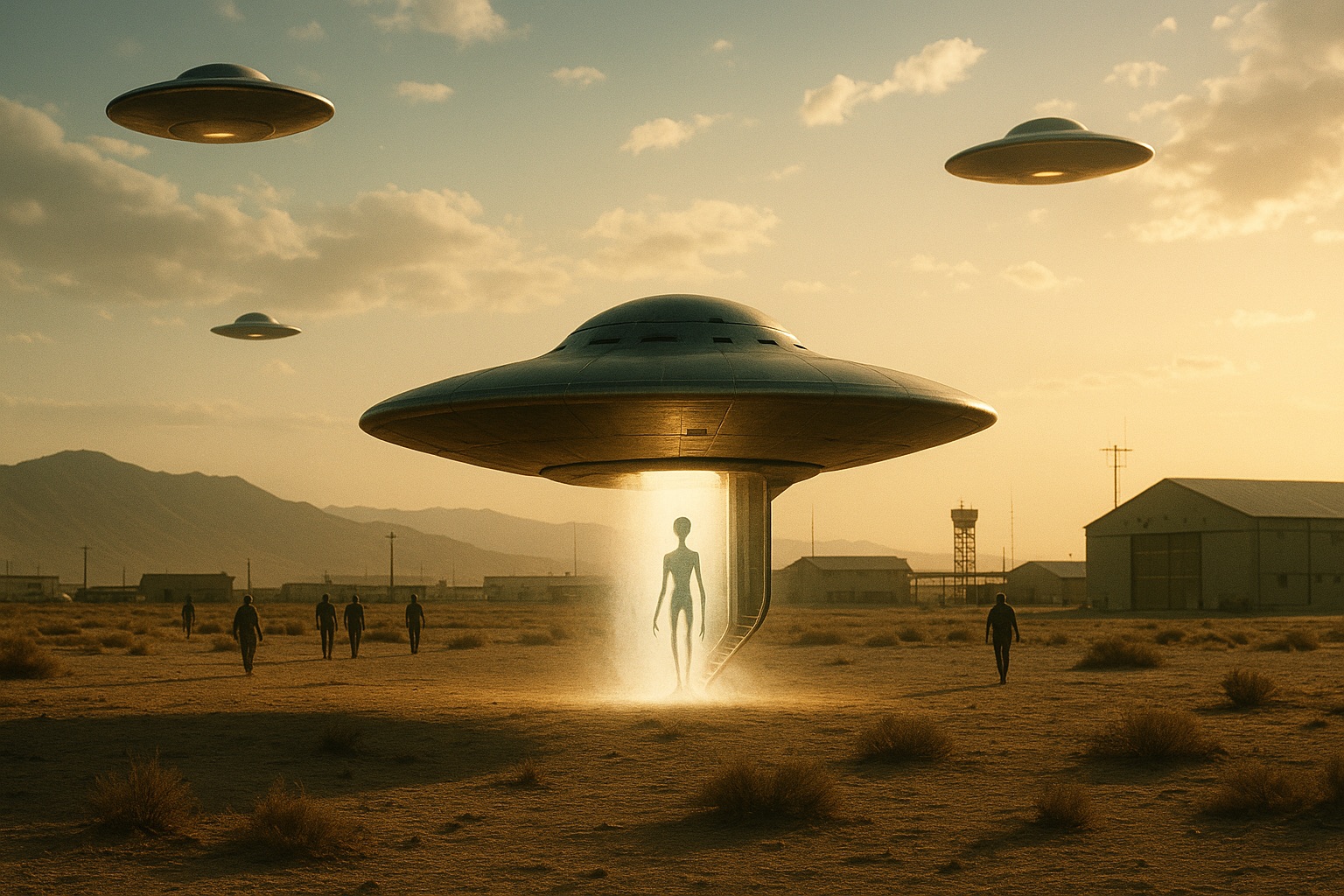 空軍基地にエイリアンが着陸し面会していた？ ブッシュ元大統領も知らされた「人類と異星人の接触」の画像3