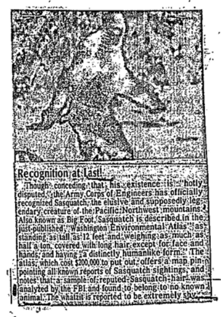 FBIが真面目に検証した「ビッグフットの毛髪サンプル」の鑑定結果の画像2