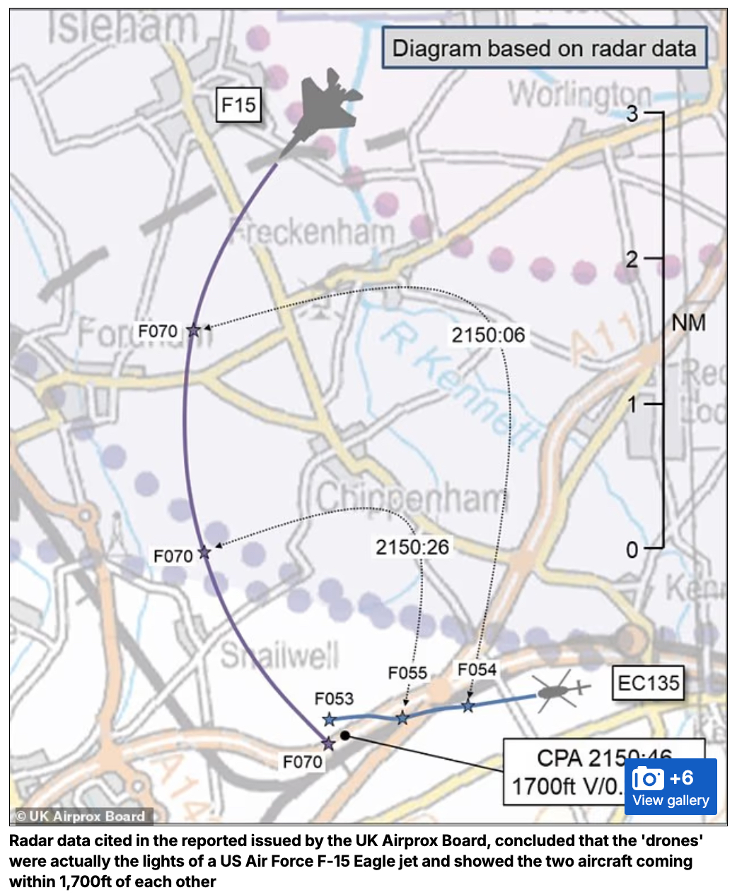 警察ヘリが“緊急回避”を余儀なくされた。米軍基地上空に現れた「ティック・タック」型UFOの脅威の画像2