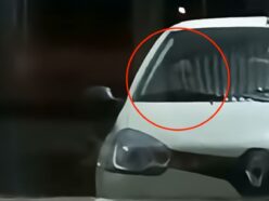病院の外に駐車された車に潜む「幽霊」の顔？ 無人の車内でうごめく影を撮影した戦慄の映像＝アルゼンチン