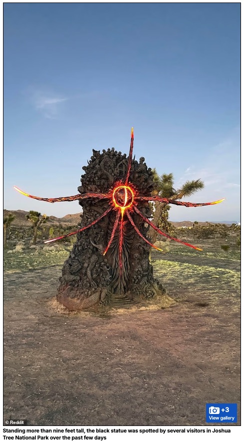 砂漠に突如現れた「悪魔のモノリス」 無数の叫ぶ顔が刻まれた石柱の正体とはの画像1