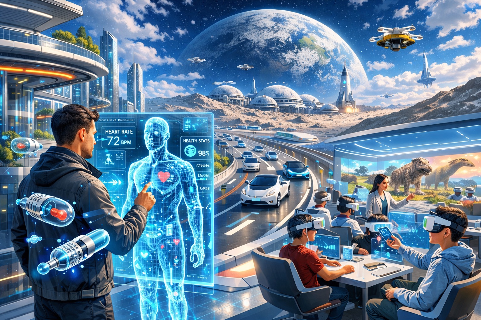 脳にチップを埋め込み、AI教師が授業する？ 専門家が予測する「2050年の世界」がSFすぎるの画像2