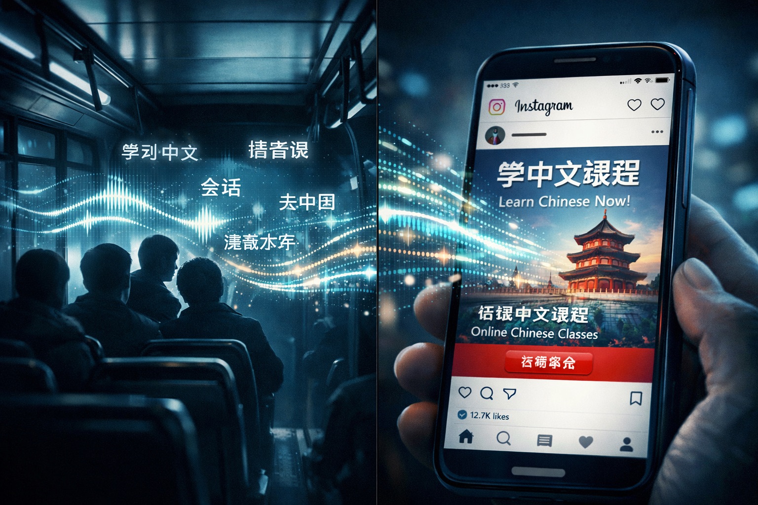 スマホは本当に「聞いていない」のか？ 周囲が中国語を話していただけで表示された中国語講座の広告【実体験】の画像2