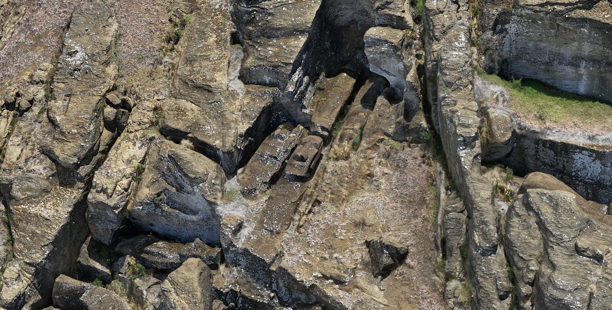 【神の視点】イースター島の「モアイ製造工場」が3Dマップで公開！ 到達困難エリアも丸見えにの画像3