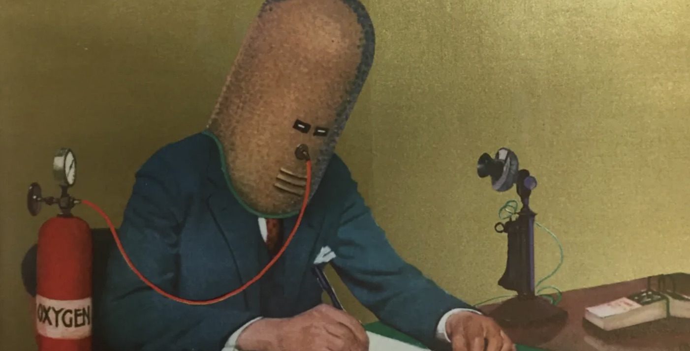 1925年に発明された「集中力を極限まで高めるヘルメット」が狂気すぎるの画像1