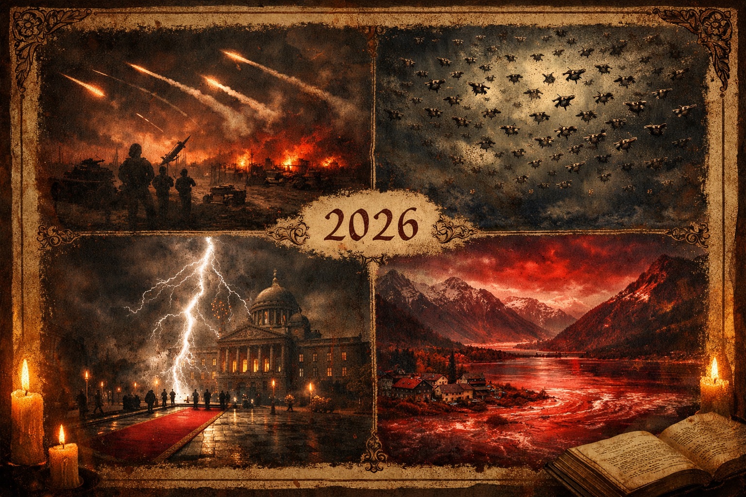 ノストラダムスが遺した「2026年予言」4選！ 7カ月の世界大戦、ドローン軍団の奇襲… 永世中立国の崩壊は“終焉”の合図？の画像2