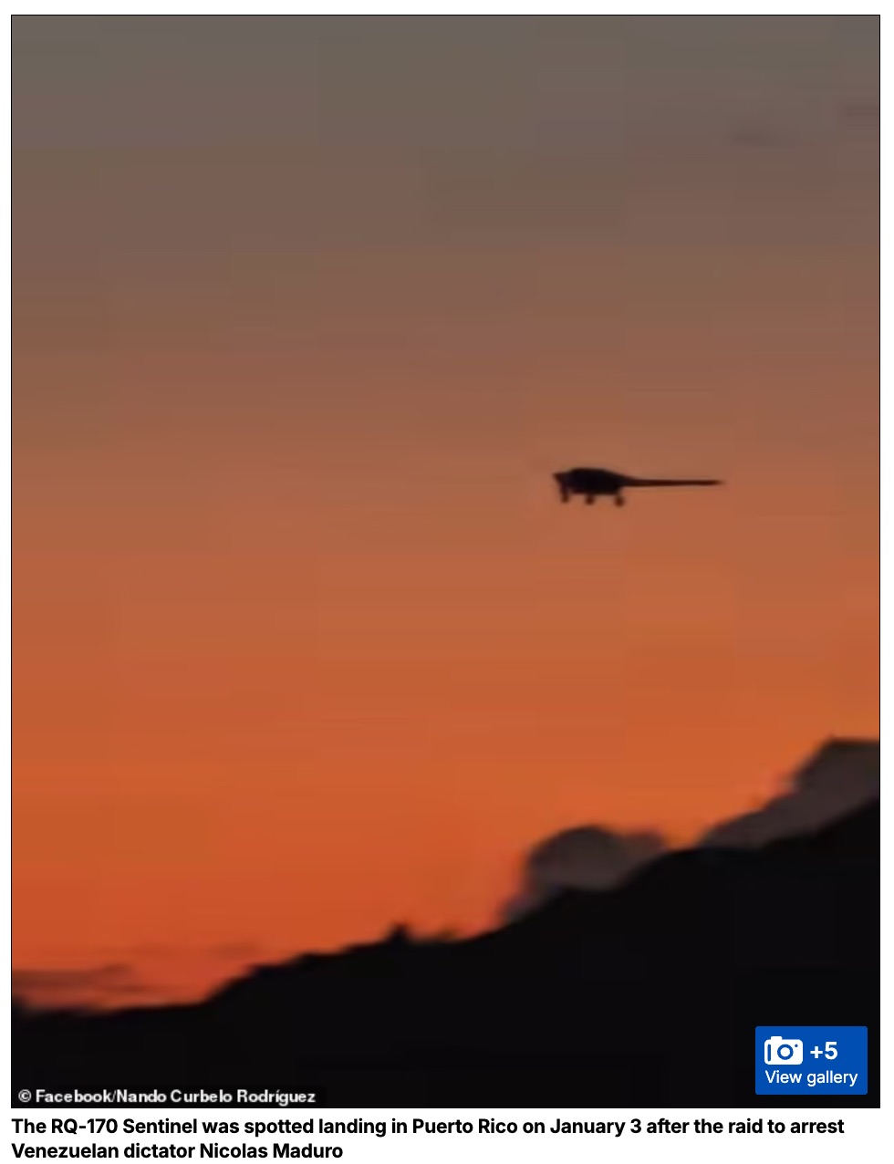 マドゥロ大統領捕獲作戦に使用された極秘兵器「レイス」の姿が捉えられる、エリア51との繋がりもの画像2