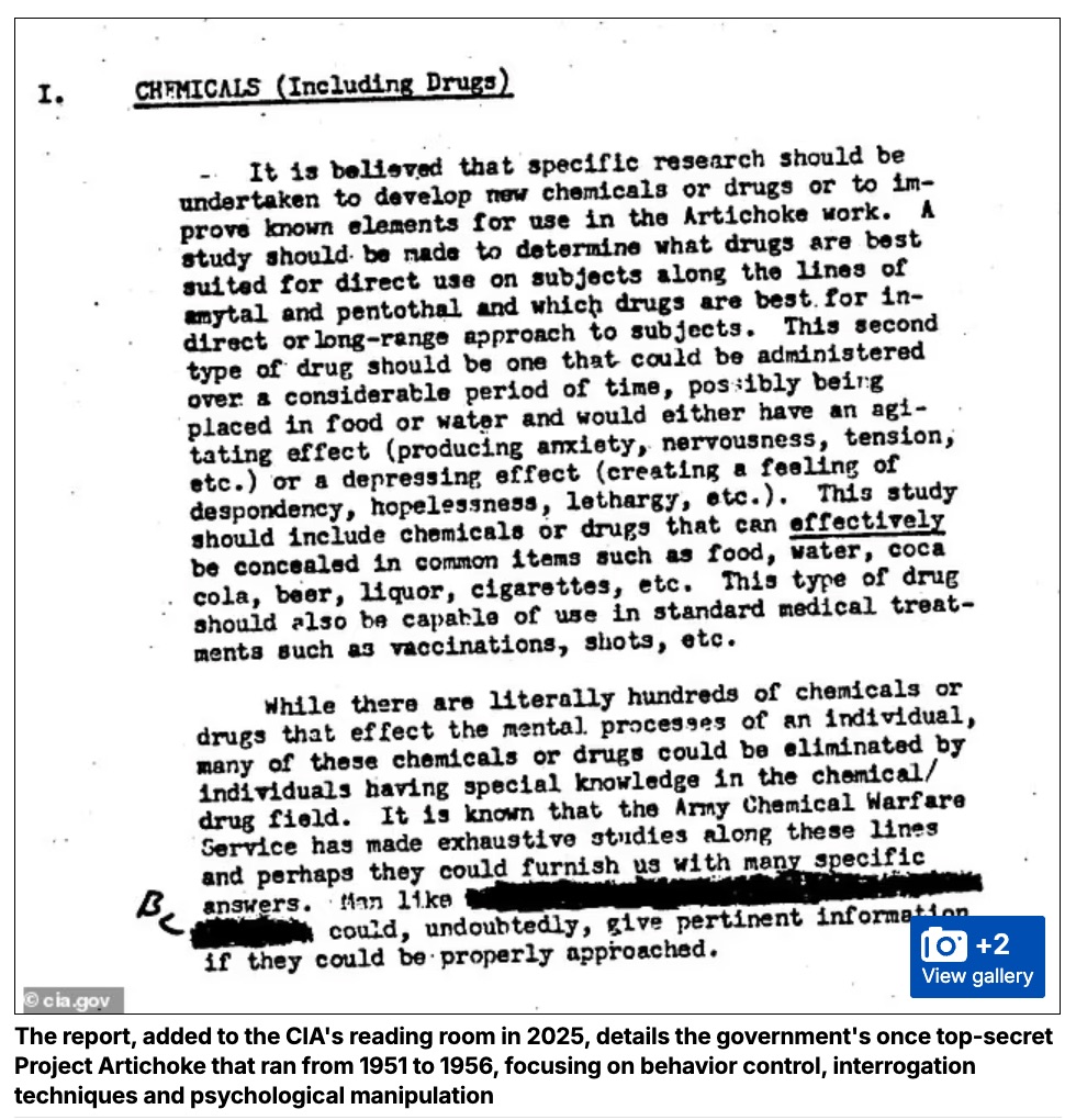 【機密解除】CIAは“無意識の暗殺者”を作ろうとしていた — MKウルトラ前夜「アーティチョーク計画」の全貌の画像2