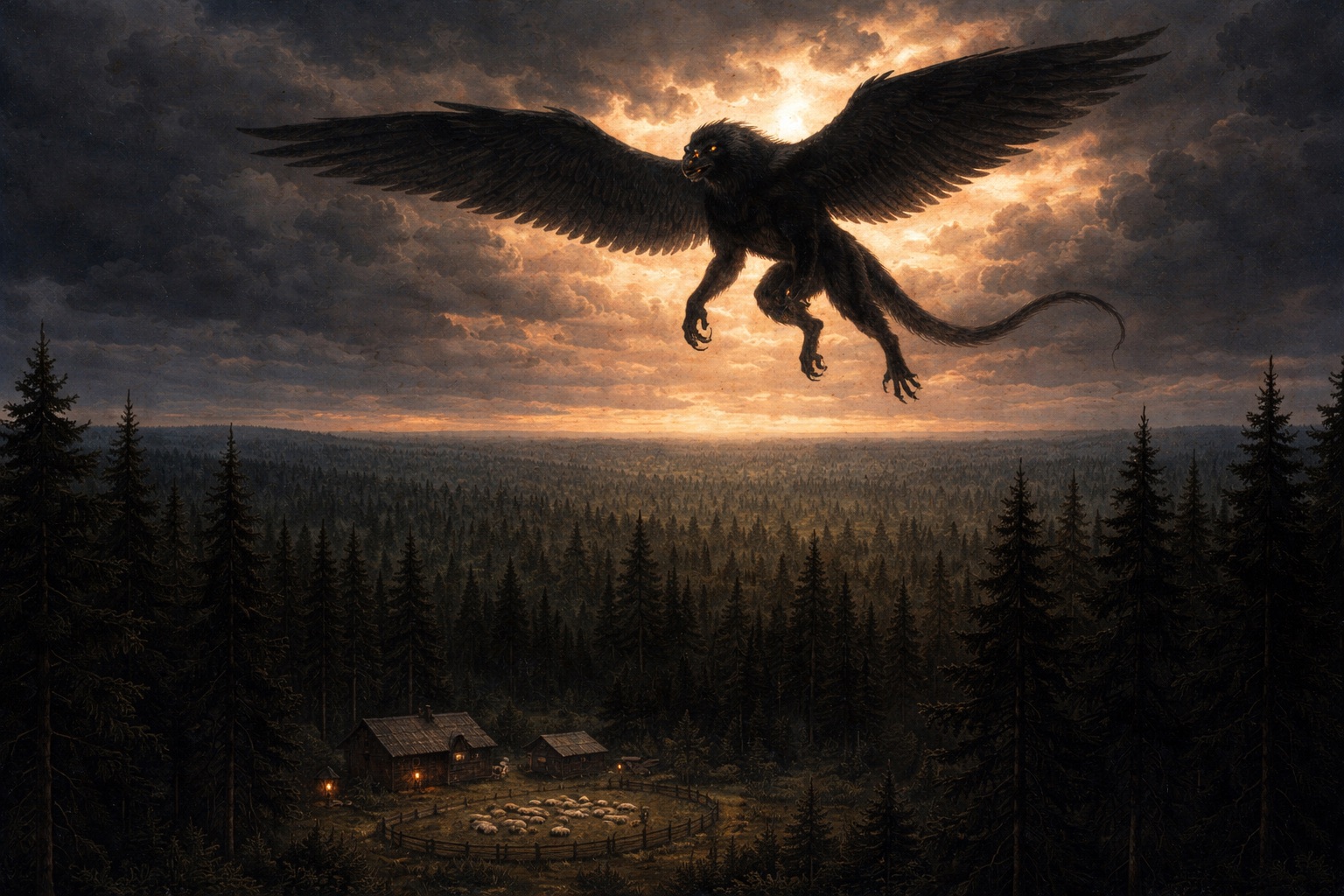 1892年「モスマン」が射殺されていた!? 翼開長5m、猿の顔と狼の爪を持つ“異形の怪物”との死闘と消えた死体の行方の画像2