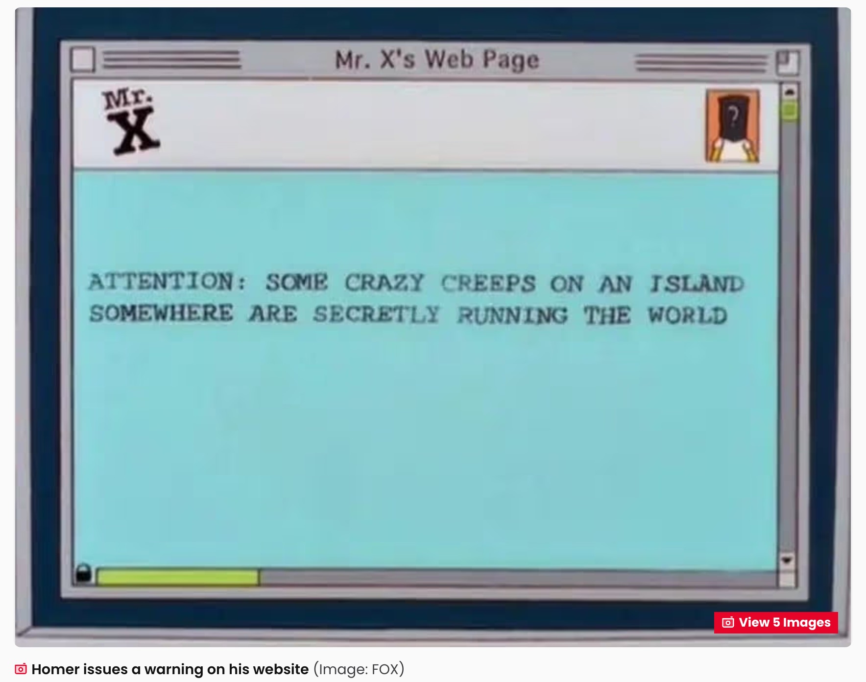 エプスタイン島は26年前に予言されていた!? 『ザ・シンプソンズ』が暴いた“秘密の島”と世界支配の闇の画像2
