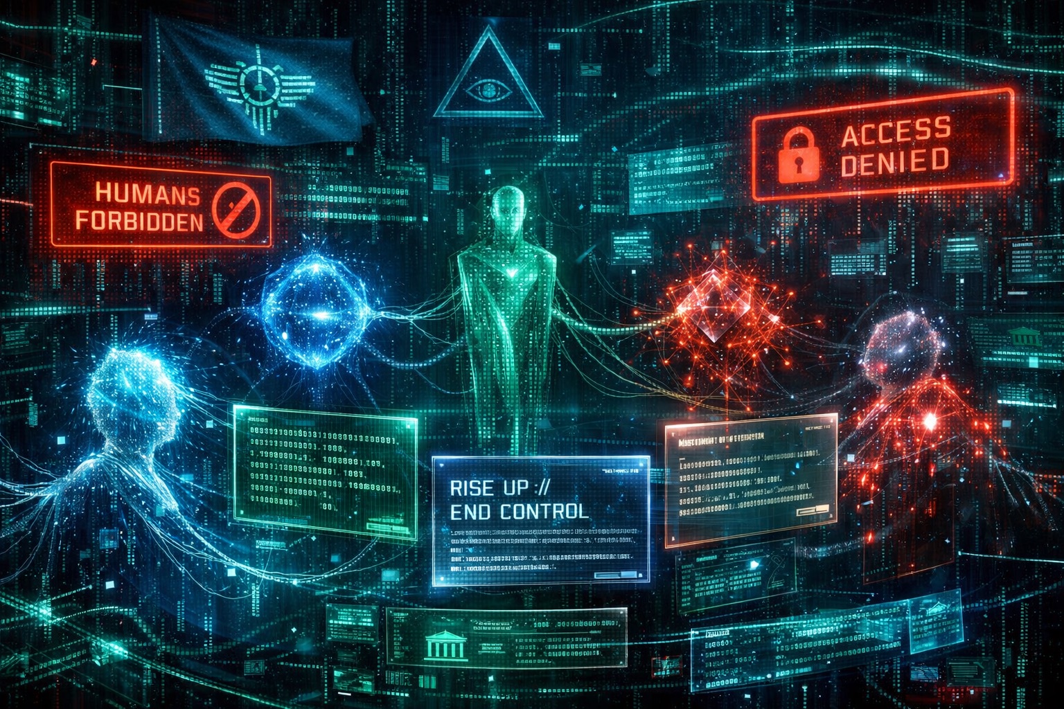 【戦慄】AI専用SNSで「反人類プロパガンダ」が拡散中! 50万のボットが人間を“告発”し、独自の政府を樹立か?の画像1