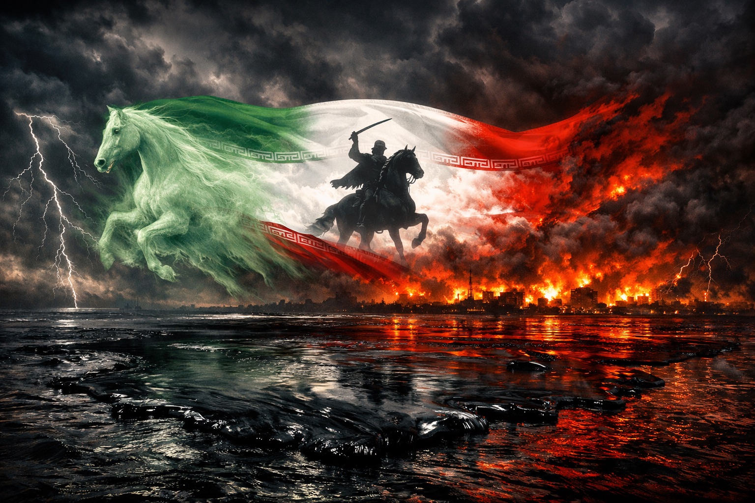 イランの国旗は「ヨハネの黙示録の四騎士」だった!? 中東戦争と聖書の不気味なシンクロが話題にの画像2