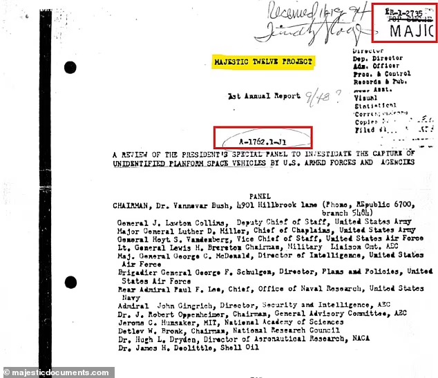 偽文書とされた「MJ-12文書」は本物なのか？ UFO極秘文書とCIA記録の一致が浮上の画像2