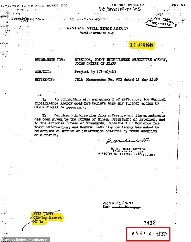 偽文書とされた「MJ-12文書」は本物なのか？ UFO極秘文書とCIA記録の一致が浮上の画像3