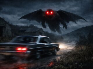 赤い目の怪物、笑う男、黒服の訪問者… 小さな田舎町で何が起きていたのか… モスマン出現から46人死亡シルバー・ブリッジ崩落までの13ヶ月