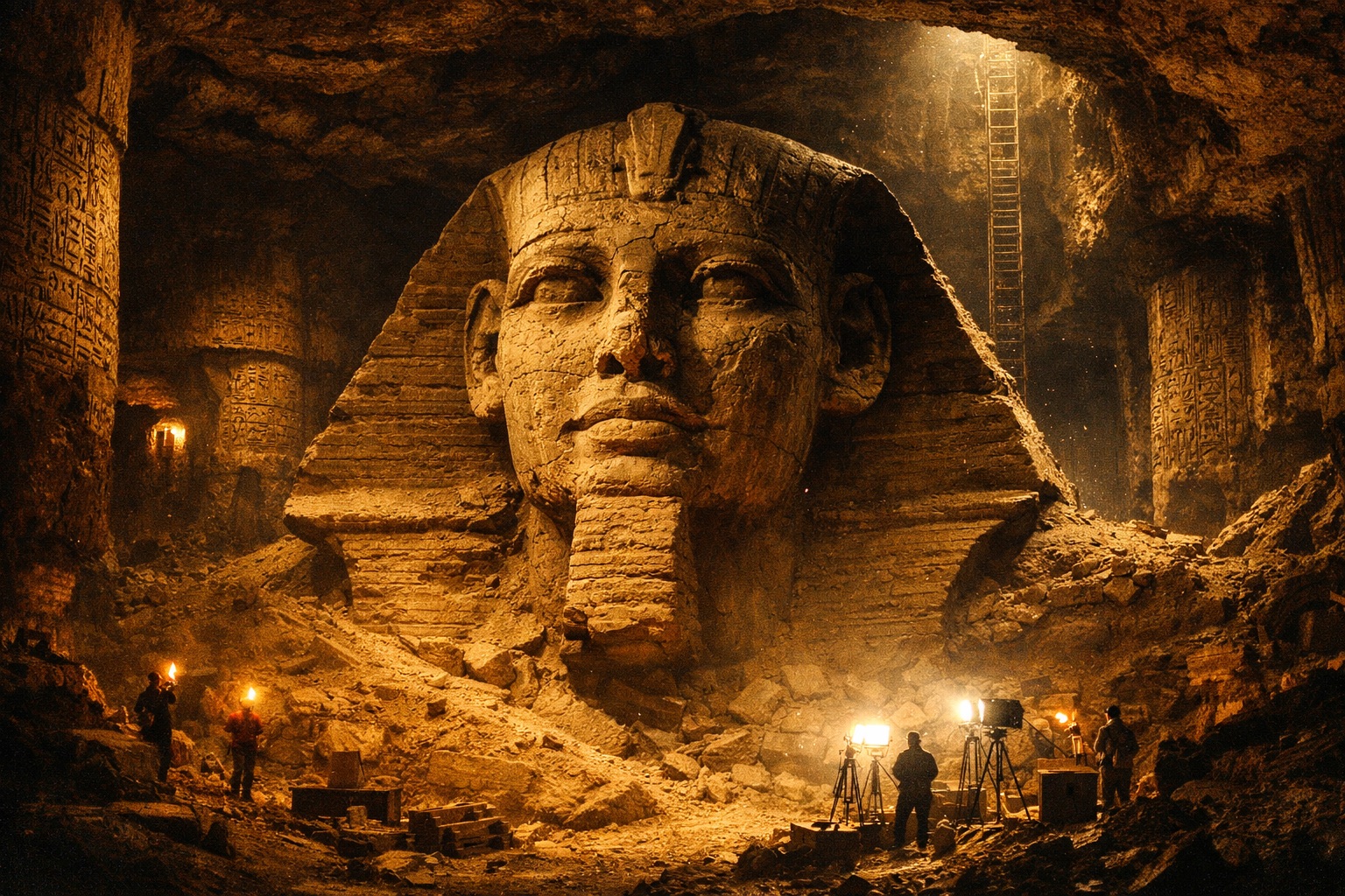 ギザの地下に「第2のスフィンクス」が眠っている!? 研究チームがレーダースキャンで“完全な対称性”を発見の画像5