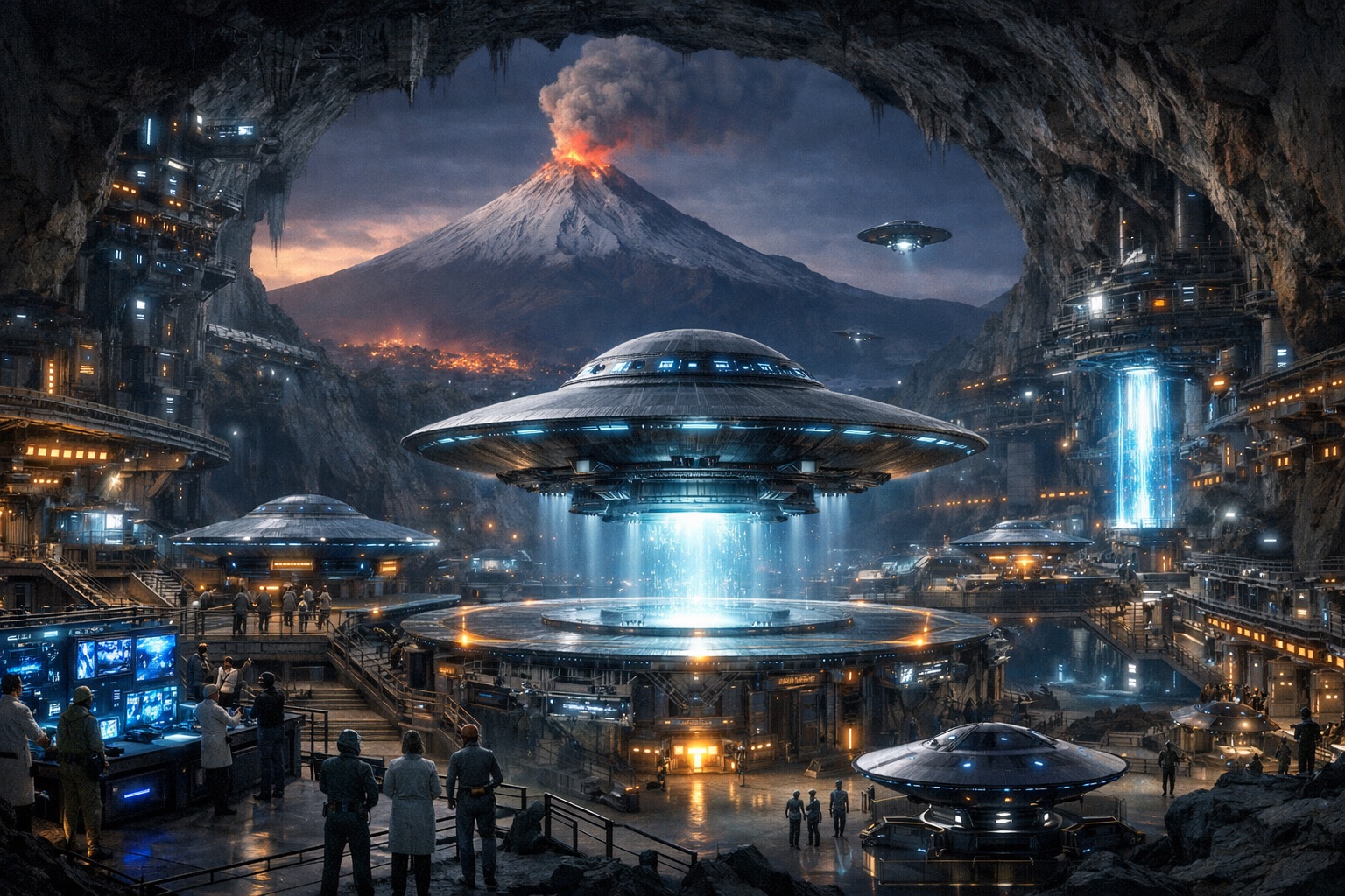 ポポカテペトル山上空で「謎の発光オーブ群」を旅客機の乗客が激写！ やはりここは宇宙人の秘密基地なのか？の画像2