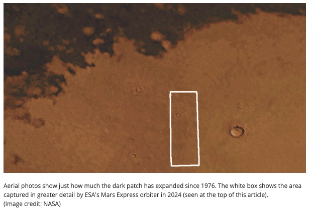 火星で50年間も「謎の巨大な影」が不気味に増殖中!? 科学者も困惑する“這い寄る暗黒”の正体とはの画像2