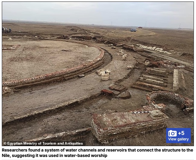 完全な「円形神殿」が2200年の眠りから目覚めた… 古代エジプトの"水の儀式"に使われた謎の聖域とナイル川信仰の画像4