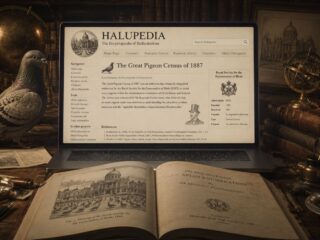 【狂気の百科事典】100%“AIのウソ”だけで作られた「ハルペディア」がヤバすぎる！ クリックするたびに架空の歴史が創造される無限の幻覚世界