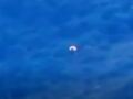 【消失の瞬間】「白いオーブ型UFO」が突如消滅