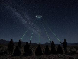 レーザーポインターと瞑想で宇宙人を呼ぶ！？ UFO目撃が生んだ「新しい信仰」の正体
