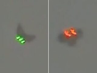無音のまま20分静止──バリ島上空に浮かんだ「三角形の編隊」、元英空軍関係者が激写