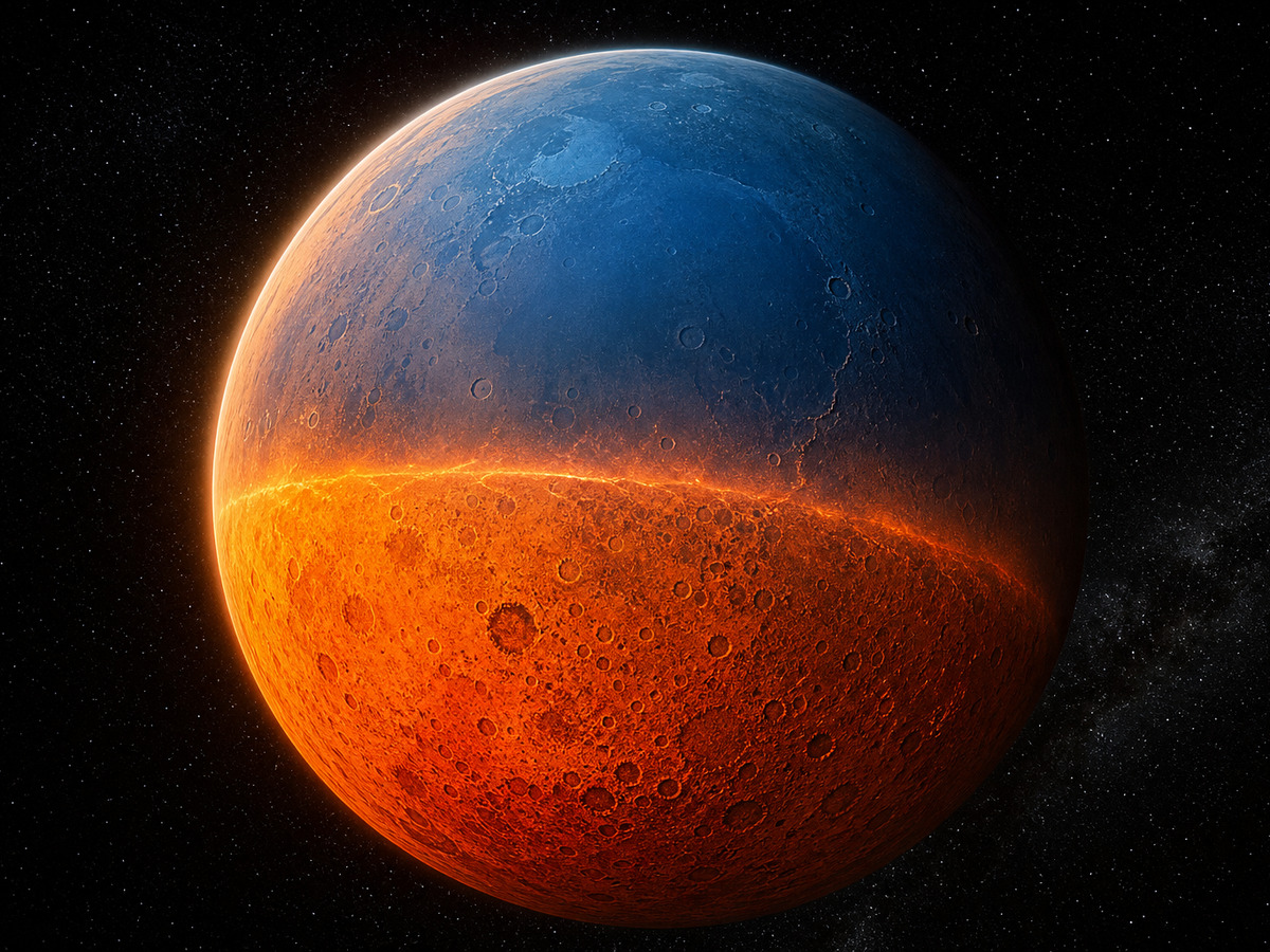火星内部に潜む「南北200〜400度の温度差」科学者も困惑する熱の異常の画像1