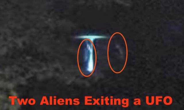 防犯カメラが捉えた「青い光の柱」と2体の宇宙人らしき人影… UFO研究家は「見えない宇宙船が着陸した」と断言の画像2