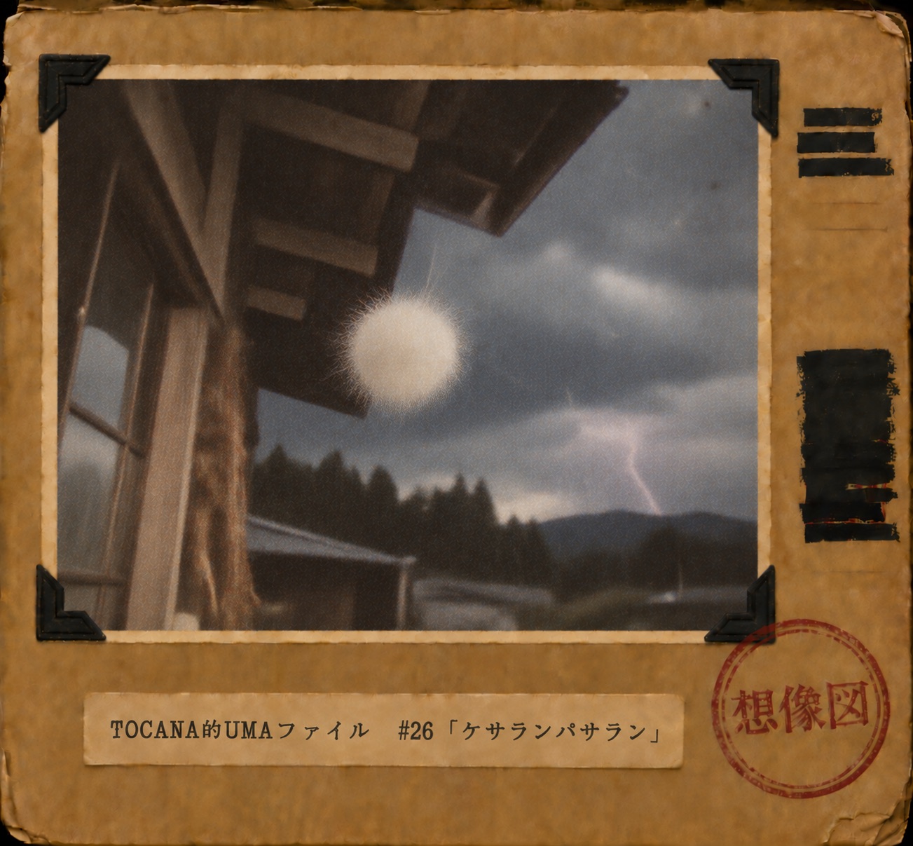 【TOCANA的UMAファイル #26】「ケサランパサラン」 ── 雨を呼ぶ“石”から、雷とともに降る綿毛へ。姿を取り替えてきた幸運の毛玉の画像1