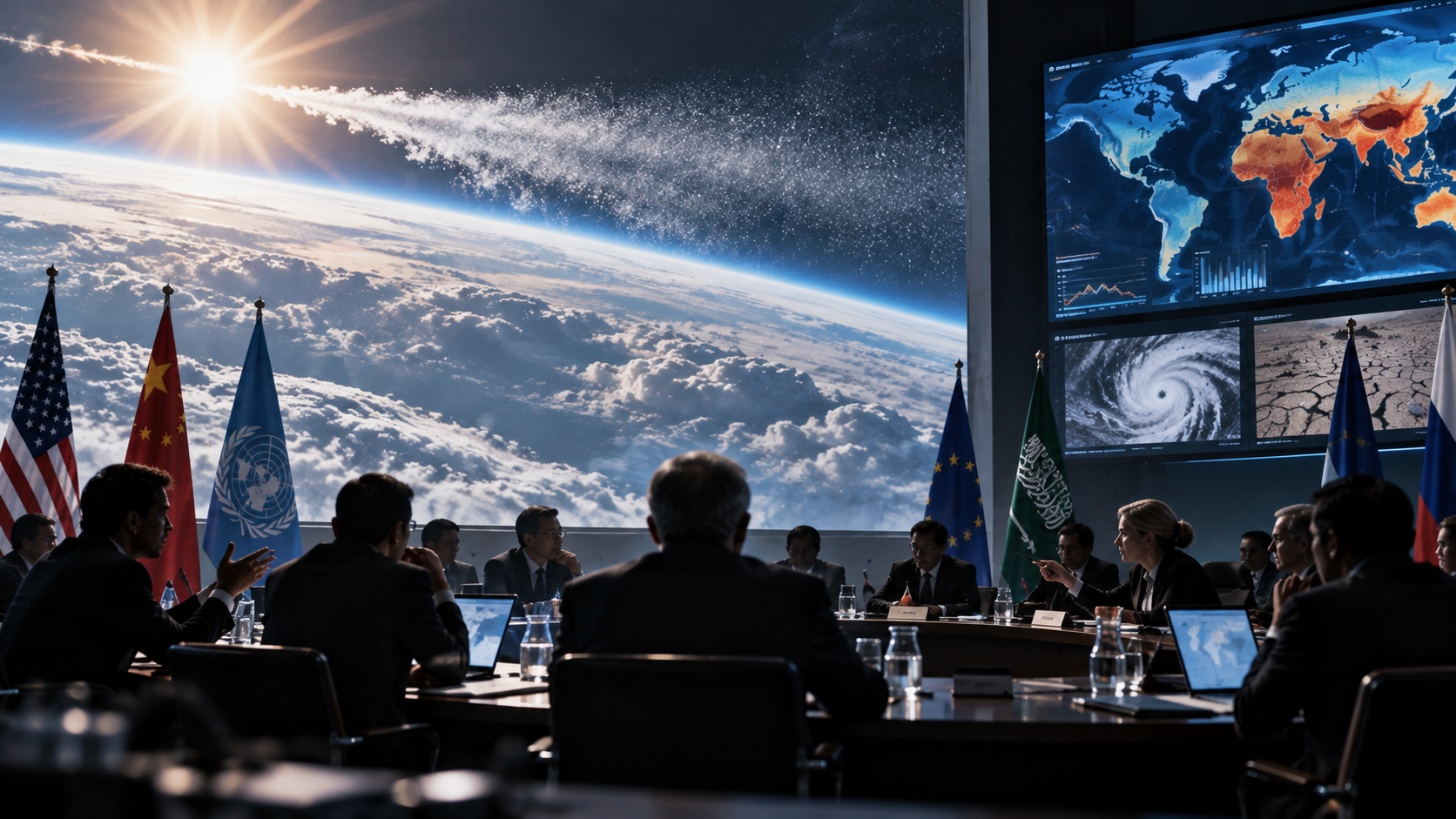 "太陽を暗くする技術"をめぐり各国が争ったら… 模擬交渉が映し出した、予想を超えた惨状の画像1