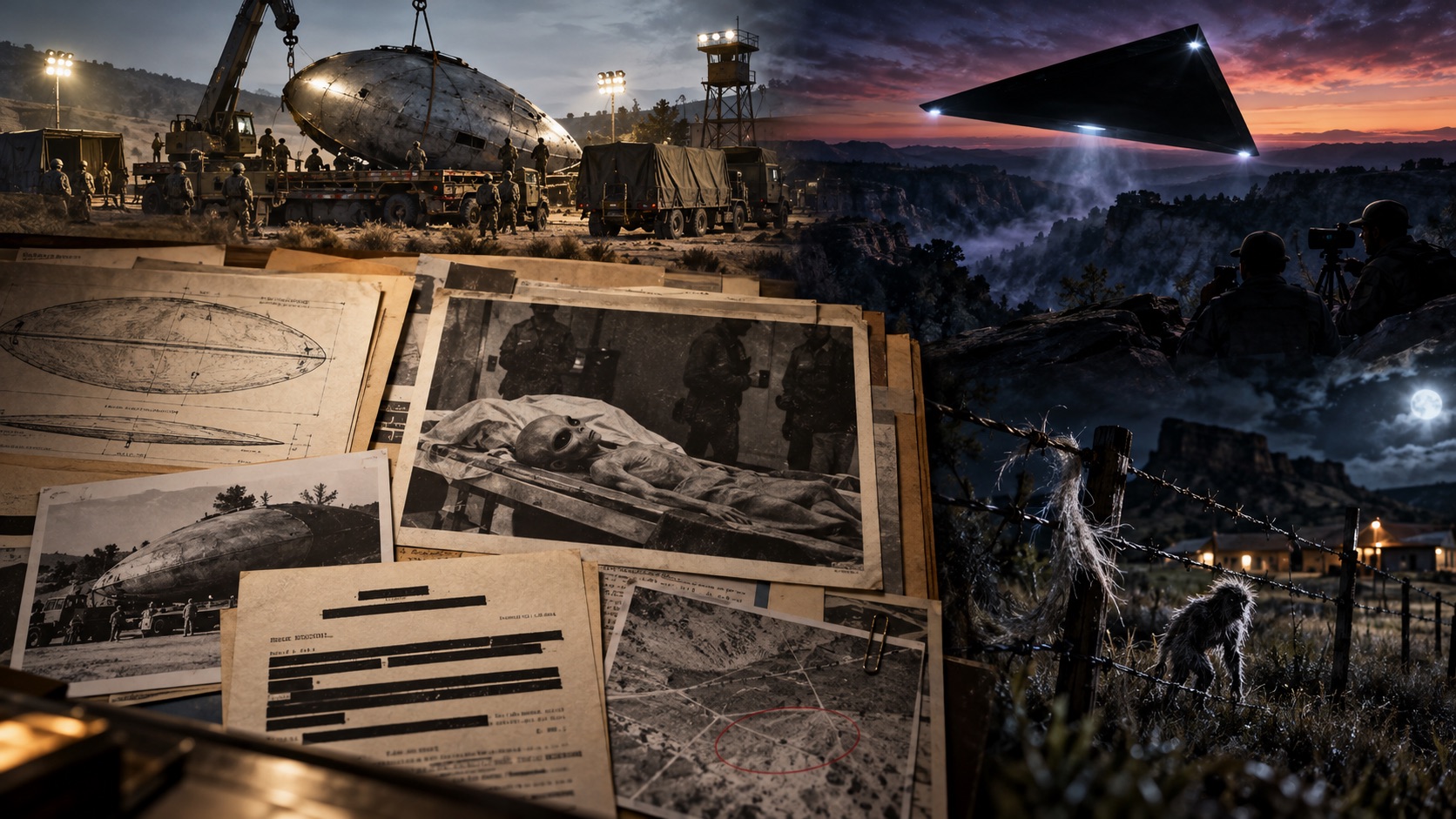 【UFOファイル第7弾】ロズウェル「ビル84」の異星人遺体証言が国防総省の公文書に!? 機密施設に「黒い三角形」もの画像1