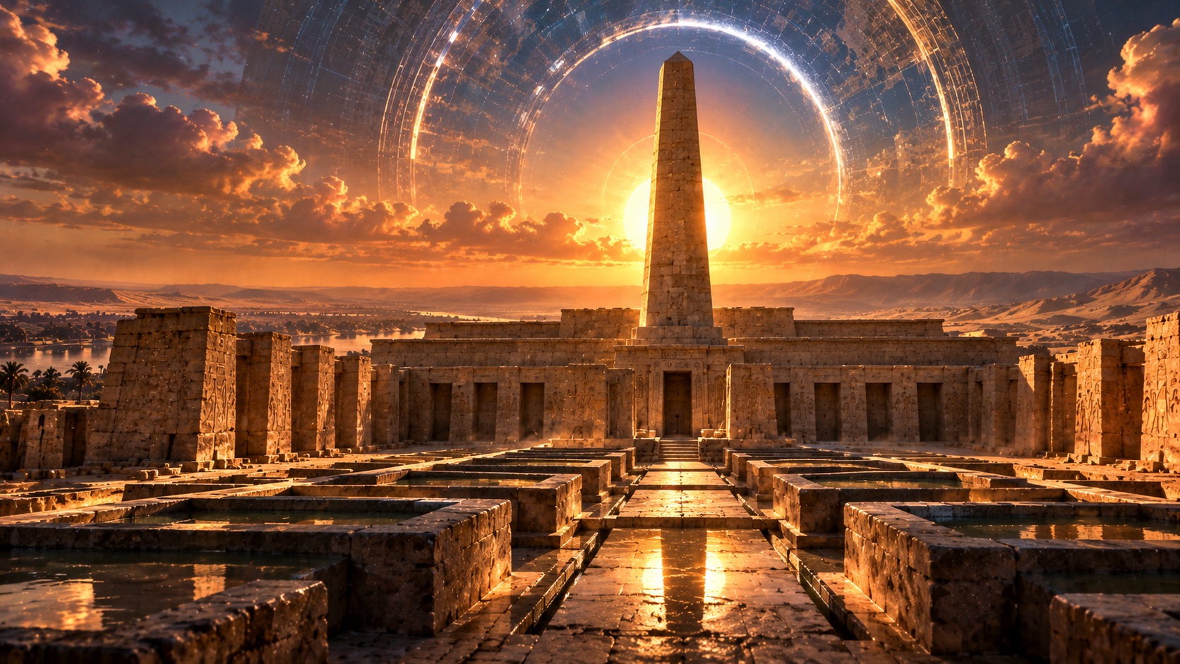 【スターゲート説】古代エジプトの「太陽神殿」に並ぶ謎の水盤は失われたマシンの部品!?の画像1