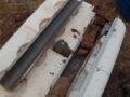 ノアの方舟の地下9mから焦げた木材